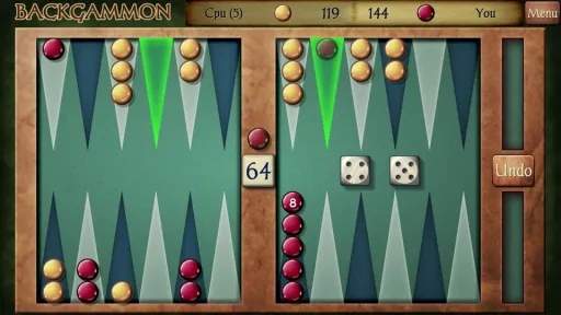 Backgammon, screenshot 1