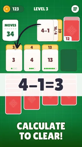 Math Solitaire, screenshot 2
