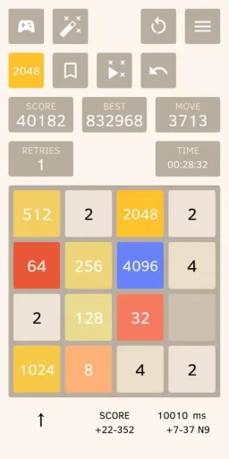 2048 Open Fun Game, screenshot 1