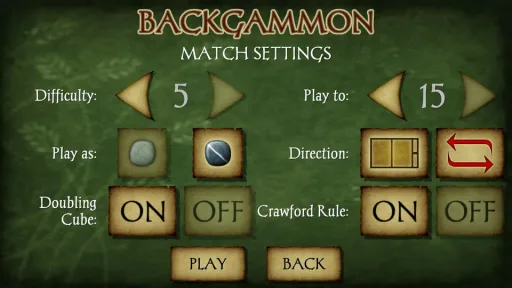 Backgammon, screenshot 3