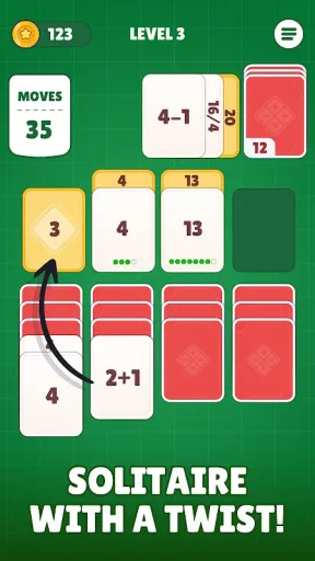 Math Solitaire, screenshot 1