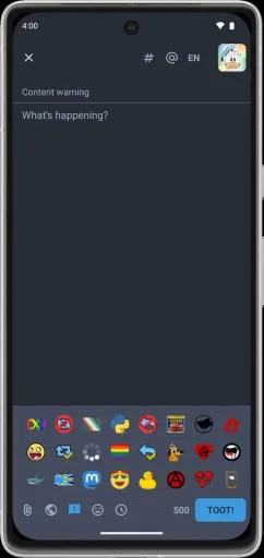 Tusky, screenshot 3