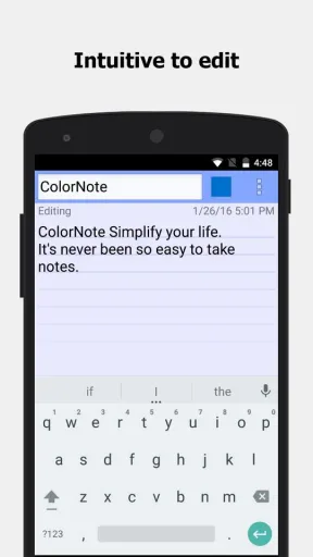 ColorNote, screenshot 3