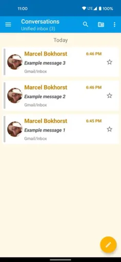 FairEmail, screenshot 3