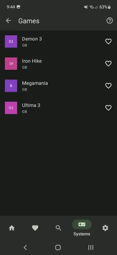 Lemuroid, screenshot 2