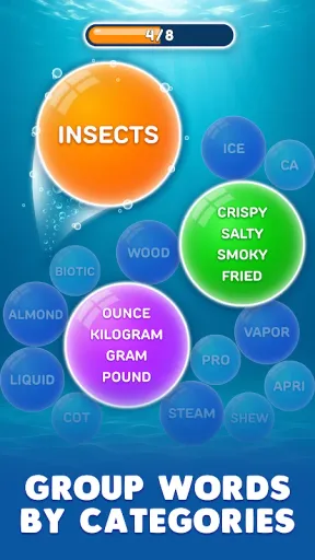 Bubble Word Jam, screenshot 1