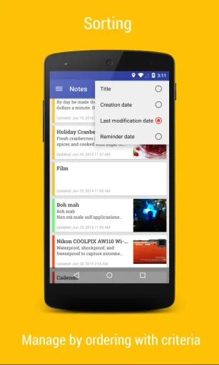 Omni Notes, screenshot 3