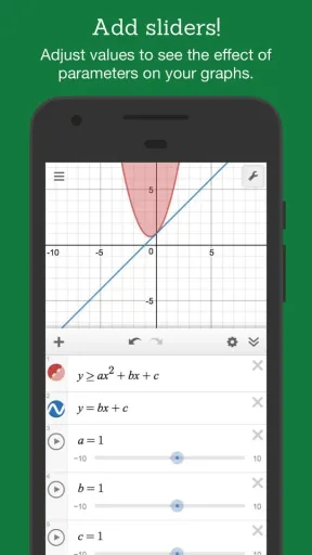 Desmos, screenshot 2