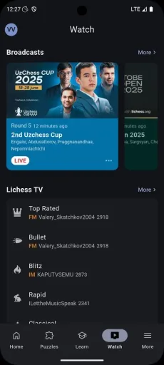 Lichess, screenshot 3